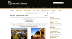 Desktop Screenshot of catalog.brenau.edu