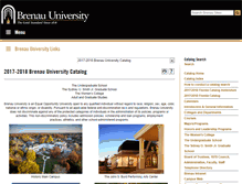 Tablet Screenshot of catalog.brenau.edu