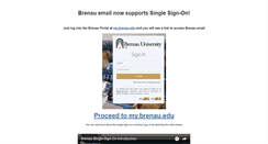 Desktop Screenshot of mail.brenau.edu